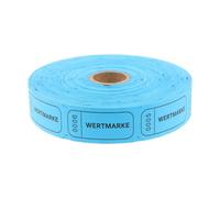 Artibetter 1 rollo de boletos de rifa de papel - Boletos de rifa numerados para eventos, carnavales, conciertos y sorteos de premios en ferias - 1000 unidades/rollo, azul