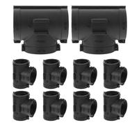 Artibetter 10 Piezas Conector en T para Cables Eléctricos Divisor de Cables de Nylon Negro 3 Vías Acceso Rápido para Sistemas de Gestión y Conductos Eléctricos
