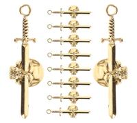 Artibetter 10 Piezas De Artesanías Antiguas Para Hacer Dijes Decoraciones De Halloween Artesanías Collares De Espadas Colgantes De Metal Dijes Accesorios Colgantes DIY Espadas Para