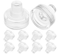 ARTIBETTER 10 piezas Tapones de Botella de Vino Forma de T Conjunto Vidrio Reutilizables Sellador Seguro y Práctico para Preservación Hogar Restaurante y Bar
