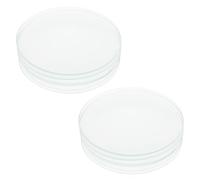 Artibetter 10 Piezas Vidrio de Reloj Redondo de Laboratorio para Experimentos Químicos y Enseñanza, Vidrio Transparente Acelerar Evaporación y Aumentar Área de Superficie