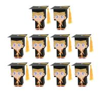 Artibetter 10 Unidades Caja de Dulces Forma de Gorro de Doctor para Graduación, Material de Papel, Diseño Creativo y Fácil de Usar para Fiesta de Graduación