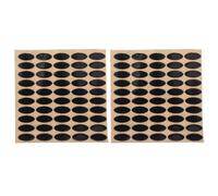 Artibetter 100 Almohadillas deslizantes para ratón - Adhesivos Inferiores para Ratones de Ordenador e inalámbricos - Almohadillas deslizantes para ratón para Juegos y Oficina (Negro)