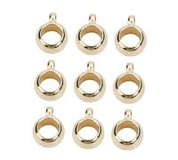 Artibetter 100 Piezas Accesorios de Joyería Pendientes Colgantes Diy con Color Dorado Perfectos para Creaciones de Collar y Bisutería