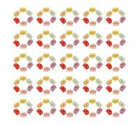 ARTIBETTER 100 Piezas Botones de Madera Forma de Gatito, Superficie Lisa Rebabas, Ideales para Decoración y Proyectos de Costura DIY