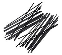 ARTIBETTER 100 Piezas Cañas Difusoras De Fibra Palos Difusores De Aceite Cañas De Tela Difusora Difusor De Fibra Recarga Aceite Esencial Black
