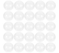 Artibetter 100 piezas de cáscara Gashapon transparente caja para tartas transparente bola vacía reemplazo máquina para goma de mascar juguete de bola niño Jesús plástico bola colgante