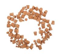 Artibetter 100 Unidades Tapón de Corcho Cónico de Madera Blanda para Botellas de Perfume y Aceite Esencial Sellado Hermético y Acabado sin Rebabas para Proyectos de Manualidades y Uso en