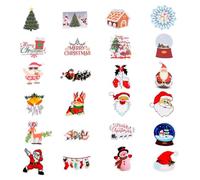 Artibetter 100pcs Pegatinas Navideñas Decoración De Álbum De Recortes Fácil De Pegar Sin Pegamento