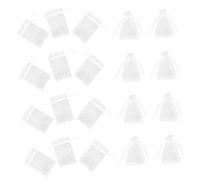Artibetter 100piezas Bolsas Pequeñas De Organza Bolsas De Malla para Joyería Cordón Dulces Cordón para Diario