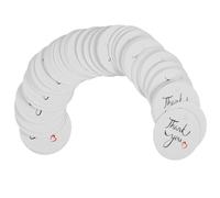 Artibetter 100piezas Tarjetas De Agradecimiento Redondas Para Bodas Regalos Cumpleaños Tarjetas De Agradecimiento Decorativas De Acción De Gracias