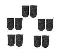 Artibetter 10piezas Fundas para Dedos Cubiertas Elásticas Transpirables para Pantalla Táctil Protección para Dedos Móviles Color Negro
