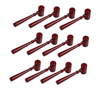 ARTIBETTER 12 Piezas de Madera para Jueces Juguetes Martillo Mini Gaveta para Disfraces Juicios Fiestas Temáticas Accesorio Portátil y Resistente