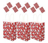 Artibetter 12piezas Bolsas De Obsequio De Tenis Delicadas De Papel para Snacks para Fiestas De Tenis Bolsas De Obsequio