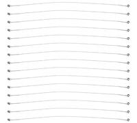 Artibetter 15 Piezas Alambre de Acero Inoxidable para Cortar Queso y Manteca, Diseño Multipropósito, Tamaño 16.40x0.30x0.20 Cm, Adecuado para Cocina y Desayuno en Casa