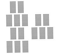 Artibetter 15hojas Puntos De Referencia Reflectantes para Escaneo Marcadores Reutilizables y Resistentes Compatibles Equipos De Escaneo Uso Arquitectura y Diseño