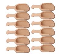 Artibetter 16 Piezas Cucharas Pequeñas de Madera de Haya para Especias y Azúcar, Resistentes Deformación, Previenen el Contacto Directo Comida, Ideales para Cocina y Servir