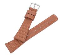 Artibetter 1pieza Correa De Cuero De Piel Verdadera Para Reloj Banda De Reloj Moda Diseño De Costura Fina Para Uso Diario y Formal