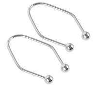 ARTIBETTER 2 Ejercitadores Faciales Metálicos para Hoyuelos en Mejillas, Entrenador de Hoyuelos Cara, Clip Ajustable de Acero Inoxidable, Uso Portátil para Cuidado Facial y Belleza