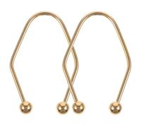 Artibetter 2 Herramientas Ejercitadoras de Hoyuelos Faciales de Acero Inoxidable, Diseño Ajustable y Portátil para Esculpir Mejillas y Mejorar la Expresión Natural