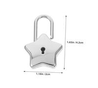 ARTIBETTER 2 Juegos De Candados De Mini Candado De Seguridad Pequeño Candado Con Candado Novedoso Para Cuaderno Candado De Para Bricolaje Candado De