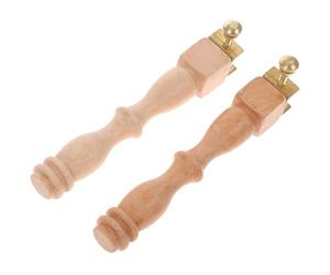 Artibetter 2 Juegos de Soportes para Punto de Cruz de Madera con Tornillos Prisioneros, Diseño Ingenioso para Aliviar la Fatiga y Uso Seguro en Bordados