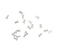 Artibetter 2 Juegos de Tornillos de Repuesto para Gafas Accesorios Metálicos para Reparación de Gafas Tornillos de Precisión 2.0 * 1.55 * 3.2l/0.8 y Lectura