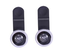 Artibetter 2 Lentes 3 En 1 para Cámara De Teléfono Móvil Gran Angular Macro Ojo De Construcción con Clip Compactos Fáciles De Usar para Fotografía En Cualquier Lugar.