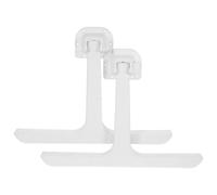Artibetter 2 Patas Plegables para Mesa de Cama, Resistentes y Portátiles, de Plástico Blanco, Ideales para Reparación y Reemplazo de Patas de Escritorio