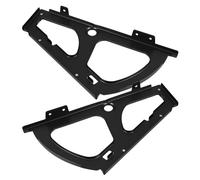 ARTIBETTER 2 piezas Bisagras Ocultas Resistentes para Armario de Zapatos Diseño Abatible Suave Acabado Negro Elegante Herrajes Metálicos Duraderos para Muebles Zapateros