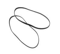 Artibetter 2 Piezas Cinturón para Tocadiscos de Vinilo Correa de Goma Negra Correa de Repuesto para Fonógrafo para Reemplazar Máquinas de Cinta y Grabadoras de Vinilo