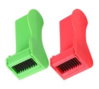 ARTIBETTER 2 piezas Cortador de Verduras Manual Rallador Compacto con Protector de Mano Herramienta Multifuncional para Cortar Patatas Cebollas y Frutas Fácil de Usar y Limpiar Cocina