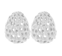 ARTIBETTER 2 Piezas de Decoración para Pecera de Camarones Cueva Túnel Multifuncional con Múltiples Orificios para Refugio y Cría Piedra Simulada Resistente para Acuario Pequeño