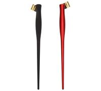 Artibetter 2 Piezas de Soporte para Pluma de Caligrafía Oblicuo Estilo Vintage Mango Ergonómico de Ps y Metal para Escritura y Caligrafía