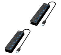 ARTIBETTER 2 Piezas Expansor de Puertos Puerto USB múltiple Adaptador USB para computadora portátil hub USB concentrador USB expansor de Puerto USB Puertos adicionales USB para Laptop
