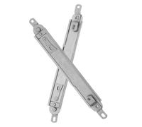 ARTIBETTER 2 Piezas Limitador de Ventana Barra de Soporte Ajustable de Aleación de Aluminio para Restricción de Apertura Instalación Fácil Cierre Seguro para Ventanas Interiores Izquierda y