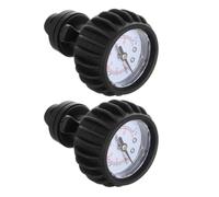 Artibetter 2 Piezas Manómetro para Bote Inflable Probador de Presión para Kayaks y Tablas de Surf, PVC, Negro, 0-30 PSI, Portátil, Indicador Claro, para Accesorios Inflables y Botes Pequeños