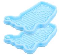 Artibetter 2 Piezas Molde de Silicona Mapa de Ee Uu para Llaveros, Reutilizable, para Resina Epoxi, Chocolates Temáticos y Regalos del Día la Libertad