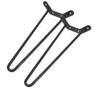 Artibetter 2 Piezas Patas De Mesa Tipo Horquilla Metálicas Patas para Mesa De Centro y Escritorio Diseño Moderno para DIY Muebles De Comedor