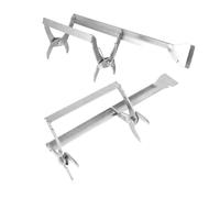 ARTIBETTER 2 piezas Pinza Soporte Marco Colmenas Metal Resistente con Raspador Integrado para Apicultores Manejo Preciso Cuadros Abejas Equipo Apicultura