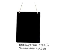 ARTIBETTER 2 Piezas Pizarra de Madera Doble Cara Tablero Colgante para Decoración de Eventos para Fiestas Bodas y