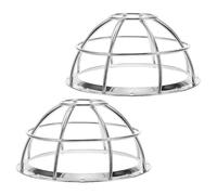 ARTIBETTER 2 Piezas Protector Metálico para Sensor de Humo Resistente para Detectores de Alarma Jaula Protectora contra Compatible con Rociadores Empotrados y Montados Pared Instalación