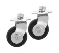 ARTIBETTER 2 piezas Ruedas Giratorias para Gato Hidráulico de Toneladas Accesorios de Ruedas de para Gato de Suelo con Movilidad