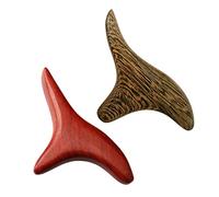 Artibetter 2 Piezas Thai Tradicional Reflexología Mano Pie Masaje Herramienta Ala Forma Acupuntura Punto para Masajeador de Pies Herramienta de Terapia de SPA