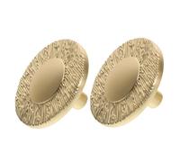 Artibetter 2 Piezas Tiradores Redondos para Armario y Cajón Manijas de Herrajes para Muebles Diseño Chino Moderno Resistentes y Elegantes para Cocina Dormitorio y Baño