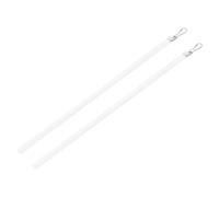 Artibetter 2 Piezas Varilla para Persianas Verticales Transparente con Gancho Accesorio Acrílico para Cortinas de Fácil Instalación y Uso Diario