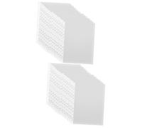 ARTIBETTER 2 Series Archivo Transparentes Impermeables Fundas Para Documentos Con Perforación Almacenamiento Seguro Para Oficina Y Estudio Paquete De Unidades 100 Piezas*2