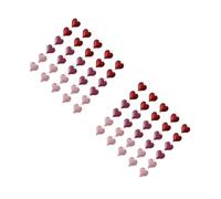 Artibetter 2 Series Colgante De Aleación Colgante En Forma De Corazón De Bricolaje Encanto Amuletos Para Hacer Joyas Creativo Resina 30 Piezas*2