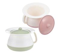 Artibetter 2 Unids Unisex Cámara de Cámara Niños Urinal Potty Portátil Portátil Pee Ol Poot Cubo Buzón Casas de Noche Poderos con Tapas para Uso en El Hogar