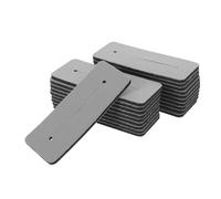 ARTIBETTER 20 Almohadillas para Permanente de Salón Resistentes al Calor, Almohadilla de Goma para Puntillas de Peinado, Envolturas Reutilizables Grises, Aislamiento Térmico Profesional